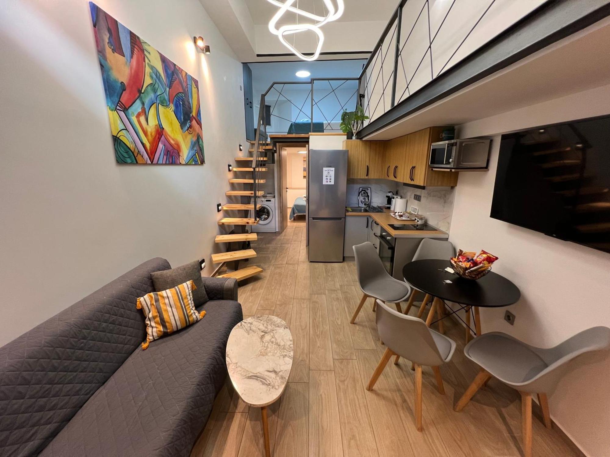 City Center Loft With Private Parking Kavala Exteriör bild
