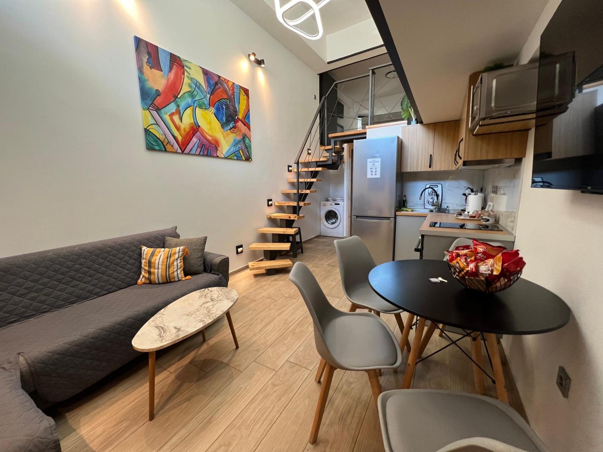 City Center Loft With Private Parking Kavala Exteriör bild